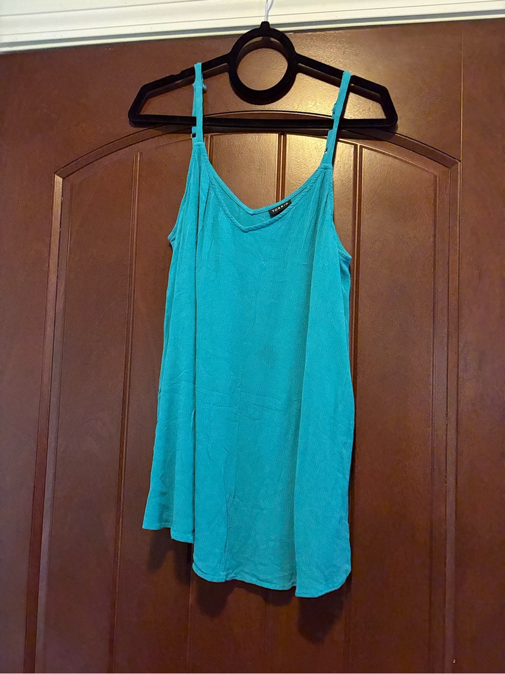 torrid Turquoise Adjustable-Strap Cami Tank